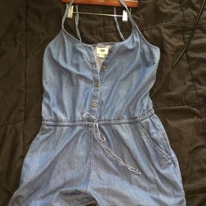 JEAN OLD NAVY ROMPER!